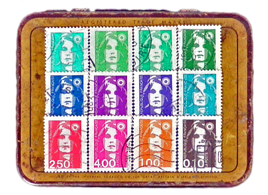 フランス Vintage 切手、ビンテージ、古切手、ヴィンテージ
